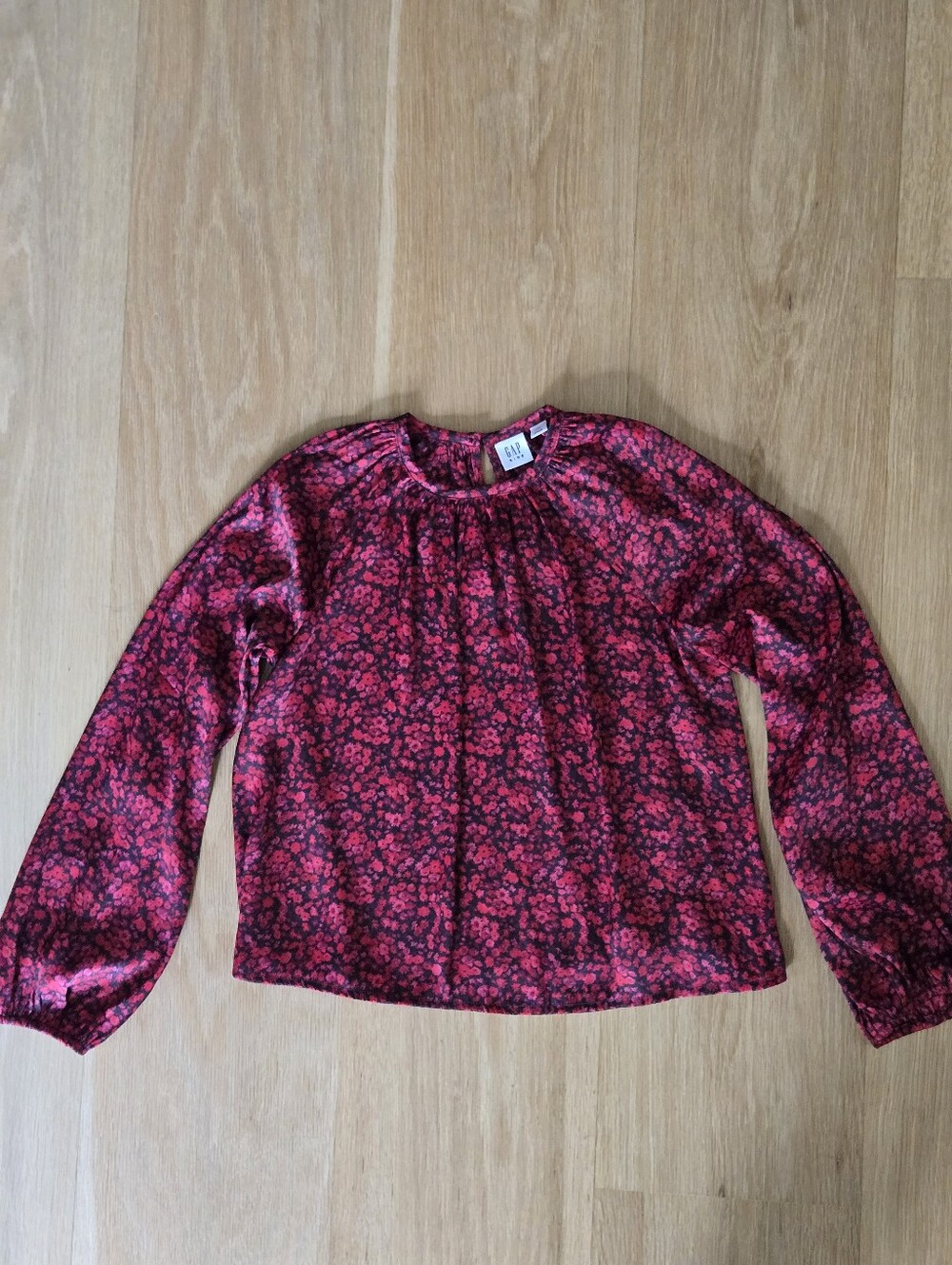 GAP Kids Red Floral Blouse